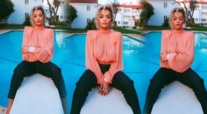 Rita Ora – Braless See-Through Photoshoot