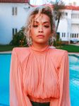 Rita Ora Braless Nips
