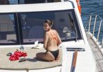 Selena Gomez Bikini On A Boat