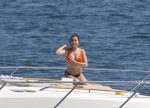 Selena Gomez Bikini On A Boat