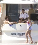 Selena Gomez Bikini On A Boat