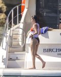 Selena Gomez Bikini On A Boat