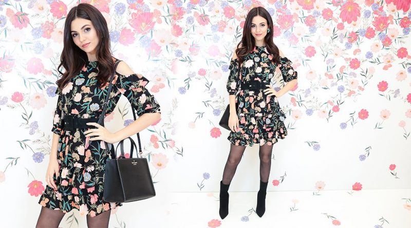 Victoria Justice – Kate Spade “BloomBloom” Collection Show