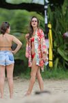 Alessandra Ambrosio Red Bikini