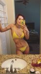 Bella Thorne Yellow Bikini