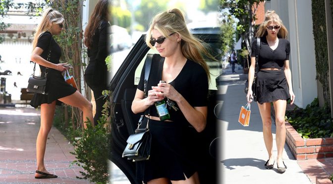 Charlotte Mckinney Casual Leggy