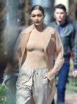 Gigi Hadid Braless