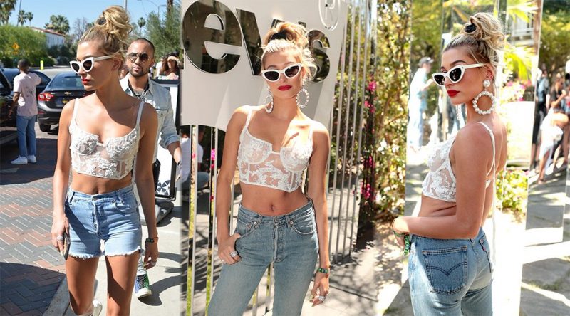 Hailey Baldwin – Levi’s Coachella Brunch in Palm Springs