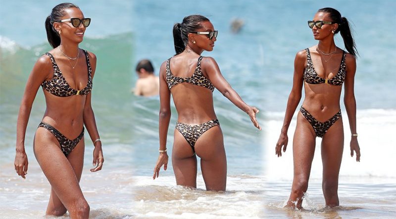 Jasmine Tookes – Bikini Candids in Wailea