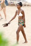 Jasmine Tookes White Bikini