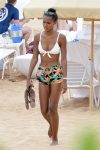 Jasmine Tookes White Bikini