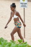 Jasmine Tookes White Bikini