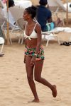 Jasmine Tookes White Bikini