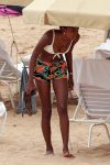 Jasmine Tookes White Bikini