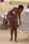 Jasmine Tookes White Bikini