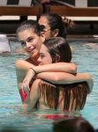 Kaia Gerber Red Bikini