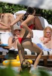 Kaia Gerber Red Bikini