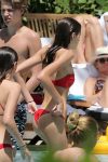 Kaia Gerber Red Bikini