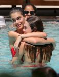 Kaia Gerber Red Bikini