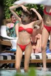 Kaia Gerber Red Bikini