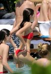 Kaia Gerber Red Bikini