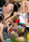 Kaia Gerber Red Bikini