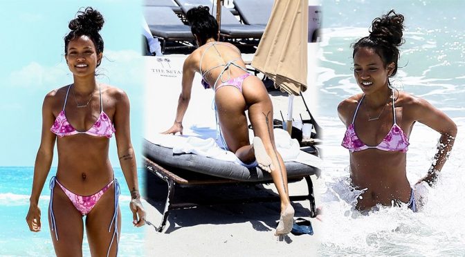 Karrueche Tran Sexy Bikini