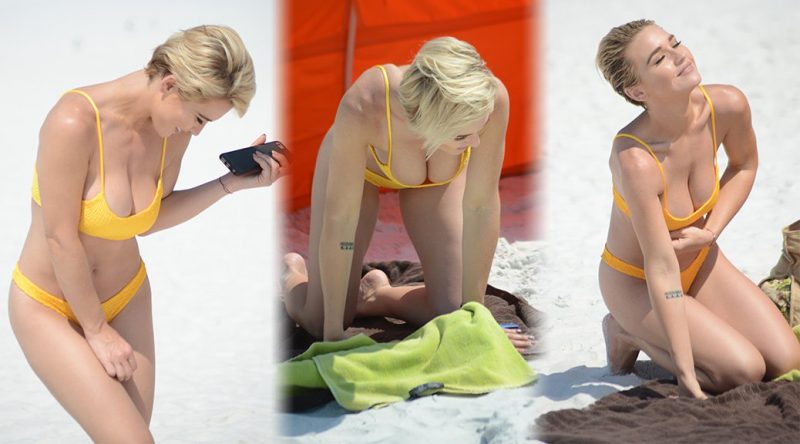 Lauren Elizabeth Hubbard – Bikini Candids in Clearwater