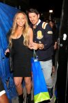Mariah Carey Boobs In Black Dress