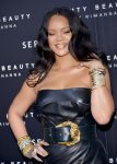 Rihanna Sexy Leather