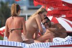 Toni Garrn Topless Bikini