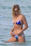 Toni Garrn Topless Bikini