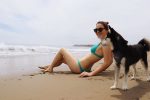 Violett Beane Bikini