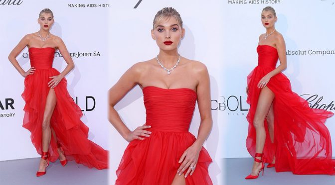 Elsa Hosk – amfAR’s 25th Cinema Against AIDS Gala in Cannes