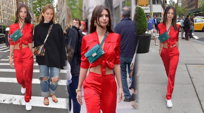 Emily Ratajkowski Braless