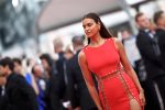 Irina Shayk Pantyless Red Dress