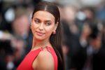 Irina Shayk Pantyless Red Dress