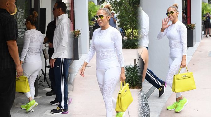 Jennifer Lopez – Candids in Miami
