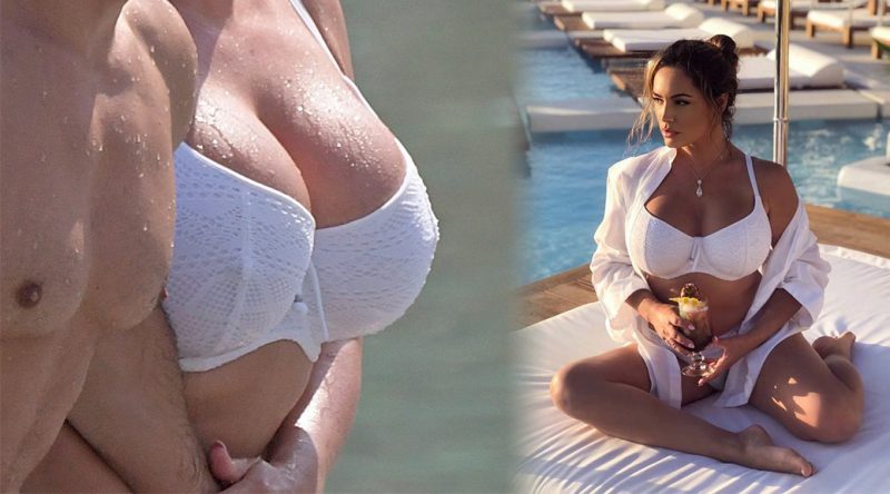 Kelly Brook – Bikini Candids in Mykonos