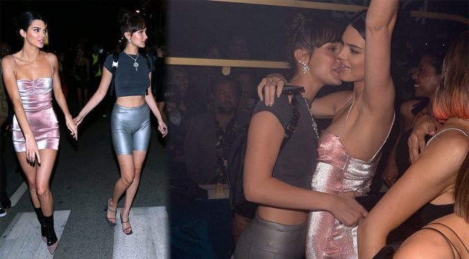 Kendall Jenner & Bella Hadid – Magnum Beach After Party in Cannes