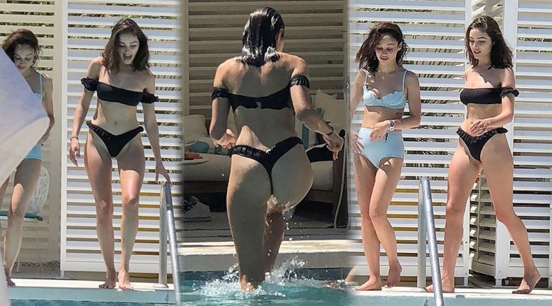 Olivia Culpo – Bikini Candids in Palm Springs