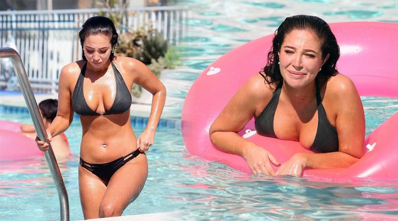 Tulisa Contostavlos – Bikini Candids in Los Angeles