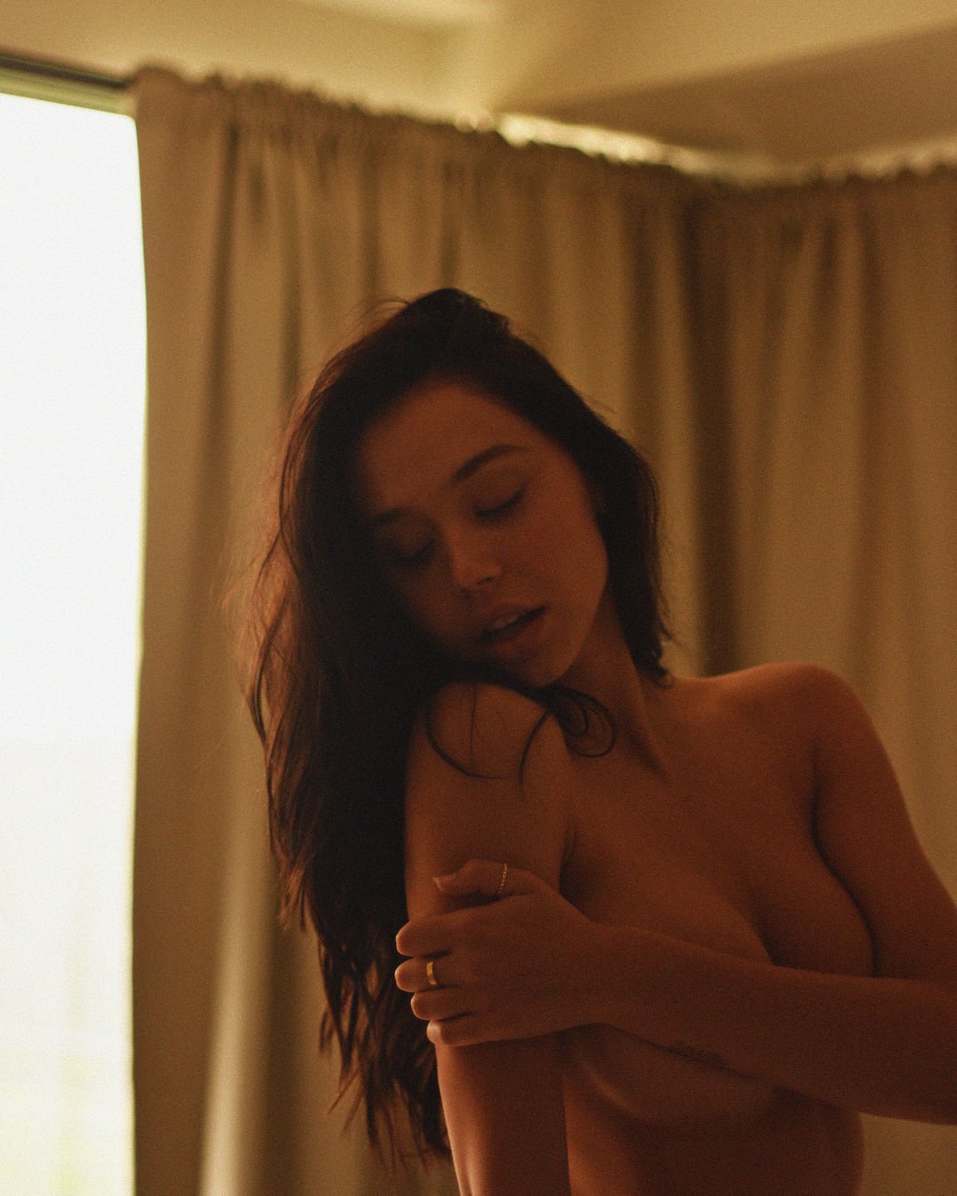 Alexis Ren - Naked Photoshoot by Melissa Cartagena. 