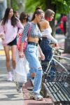 Bella Hadid Braless Underboob