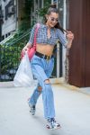 Bella Hadid Braless Underboob