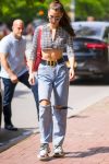 Bella Hadid Braless Underboob