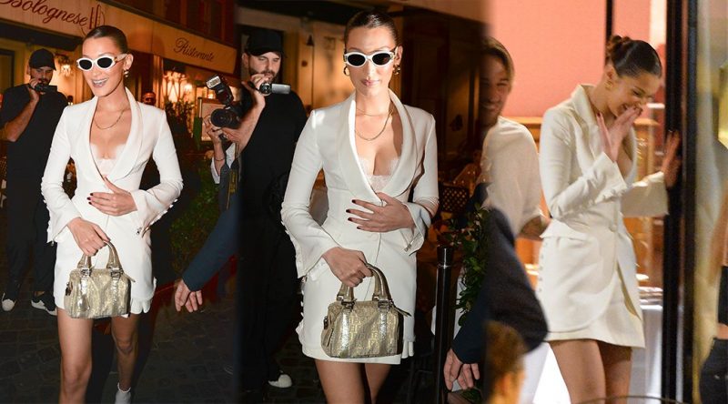Bella Hadid – Candids in Rome