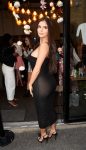 Demi Rose Mawby Sheer Black Dress