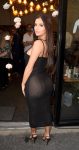 Demi Rose Mawby Sheer Black Dress