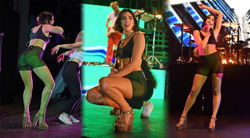 Dua Lipa Performs Live at Bayfront Park Amphitheater in Miami
